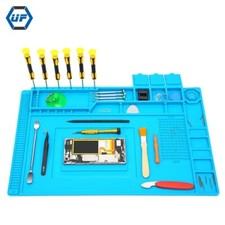 DESKTOP RUBBER ESD ANTI-STATIC GROUNDING MAT FOR CELL MOBILE ELECTRONICS REPAIR