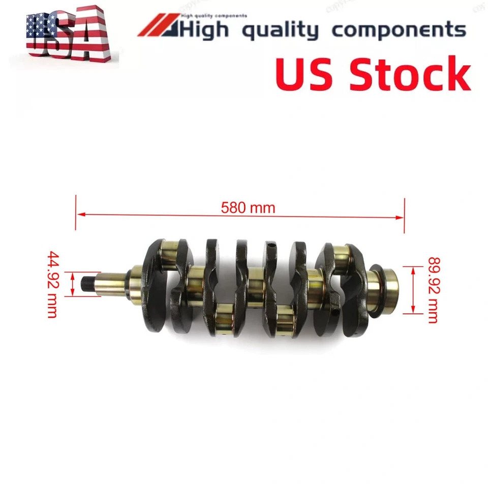 NUEVO cigüeñal para motor Caterpillar CAT 3044C 3044CT 3044C-DIT DP20 DP25 DP30 Foto 3 de 4