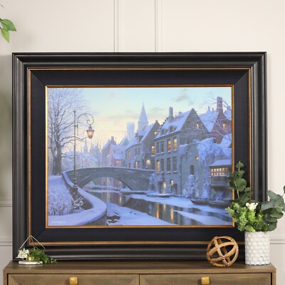 Eugene Lushpin - Winter Evening in Brugge