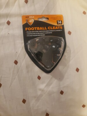Sofsole 14 pc Black Football Cleats Fits Most Brands Superior Traction 3/4''