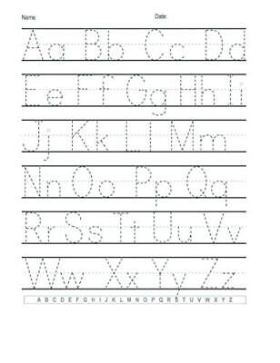 Letter Tracing Workbook for Kids, Alphabet Handwriting Practice workbook,  Pre K