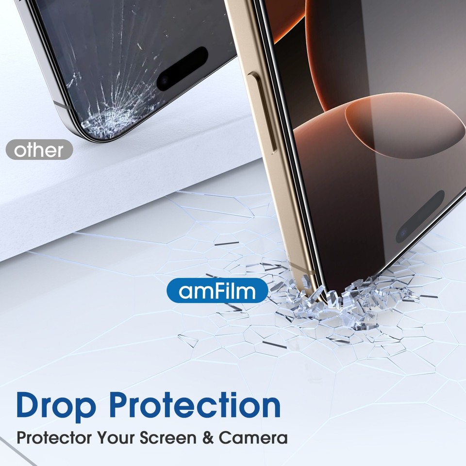 CloudValley Protection D'objectif D'appareil Photo Pour IPhone 17, Coque En Verre Trempé Ultra-HD, [Compatible Avec Les Coques] Anneau De Protection D'écran En Métal, Violet