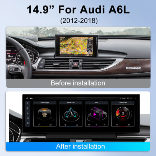 Carplay für Audi A6 4G C7 A7 2016-18 MHI2 8+128GB Android Navi Display Bluetooth - Bild 2 von 20