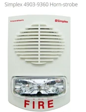 Simplex 4903-9360 Horn Strobe - White - Fire Alarm
