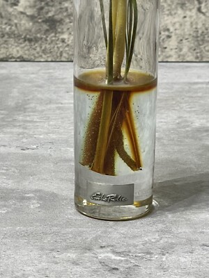 Water Illusion Flower Bud Vase Emilio Robba With Purple Flowers | eBay