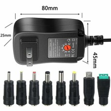 Universal AC to DC Power Supply Wall Plug Ada...