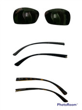 RAY BAN 3379 Original Ersatzb&uuml;gel (Asta) Schwarz Avana Gr&uuml;n Polarisiert 130 MM