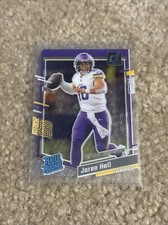 2023 Panini Donruss Clearly Jaren Hall Rc Rated Rookie Minnesota Vikings NFL