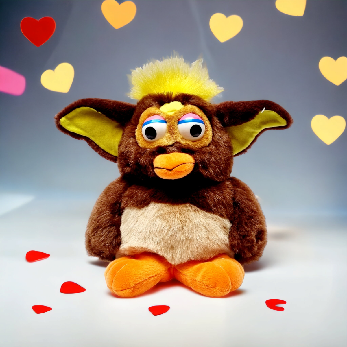 Knockoff furby giant PATAMATES OWL furby bootleg version brown