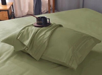 COOL BAMBOO King Size Bamboo Bedsheet Set Silky Deep Pocket Softer Than Cotton Bamboo Sheets