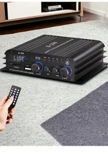 Facmogu S-299 4.1CH Bluetooth Power Amplifier with Active SubwooferOutput, 12VB3