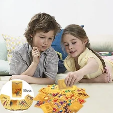 New 55PCS Pokemon Card Foil GOLD PACK CARDS TCG GX Vmax GX Card Charizard Rare