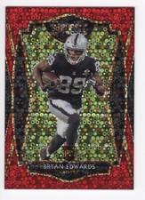 Bryan Edwards - 2020 Panini Select - Red Disco Prizm Premier Level #27/49