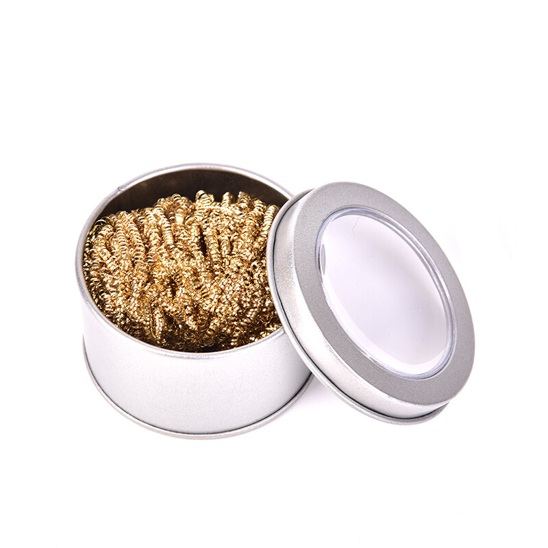 LWLWA Lötspitzen Reiniger 4 Stück - Messing Schwämme Für Lötkolben Zubehör