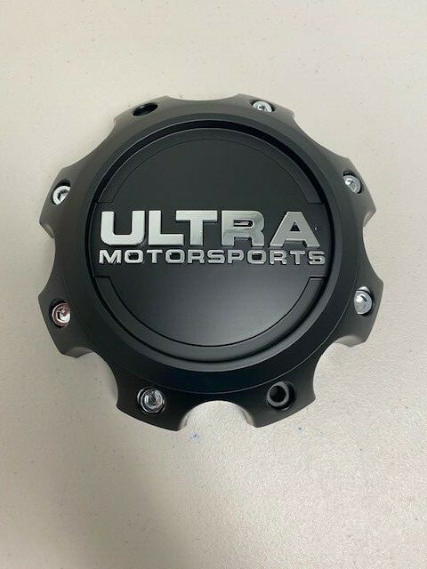 Ultra Wheels Flat Black Custom Wheel Center Cap # 89-9779 (1) for