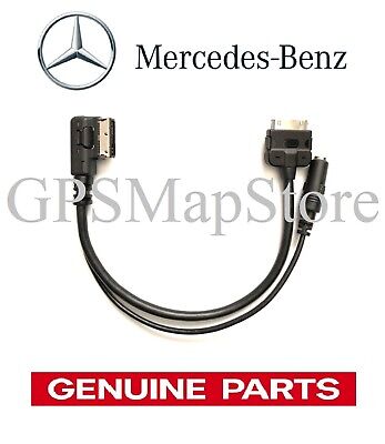 with CAR Charg-er Media Interface Consumer Cable for COMAND-APS NTG2.5 5.0 5.1 5.2 System MI Connector with USB Compatible IP 11 X i8 i7 for Mercedes Benz A B C E S CLS GLC SL GLE-Class,2009-16 