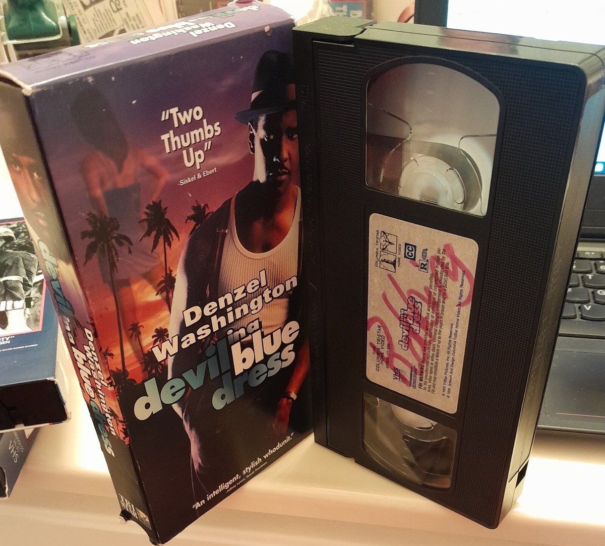 vhs DEVIL IN A BLUE DRESS 1995 First Edition TRISTAR Denzel Washington |  eBay