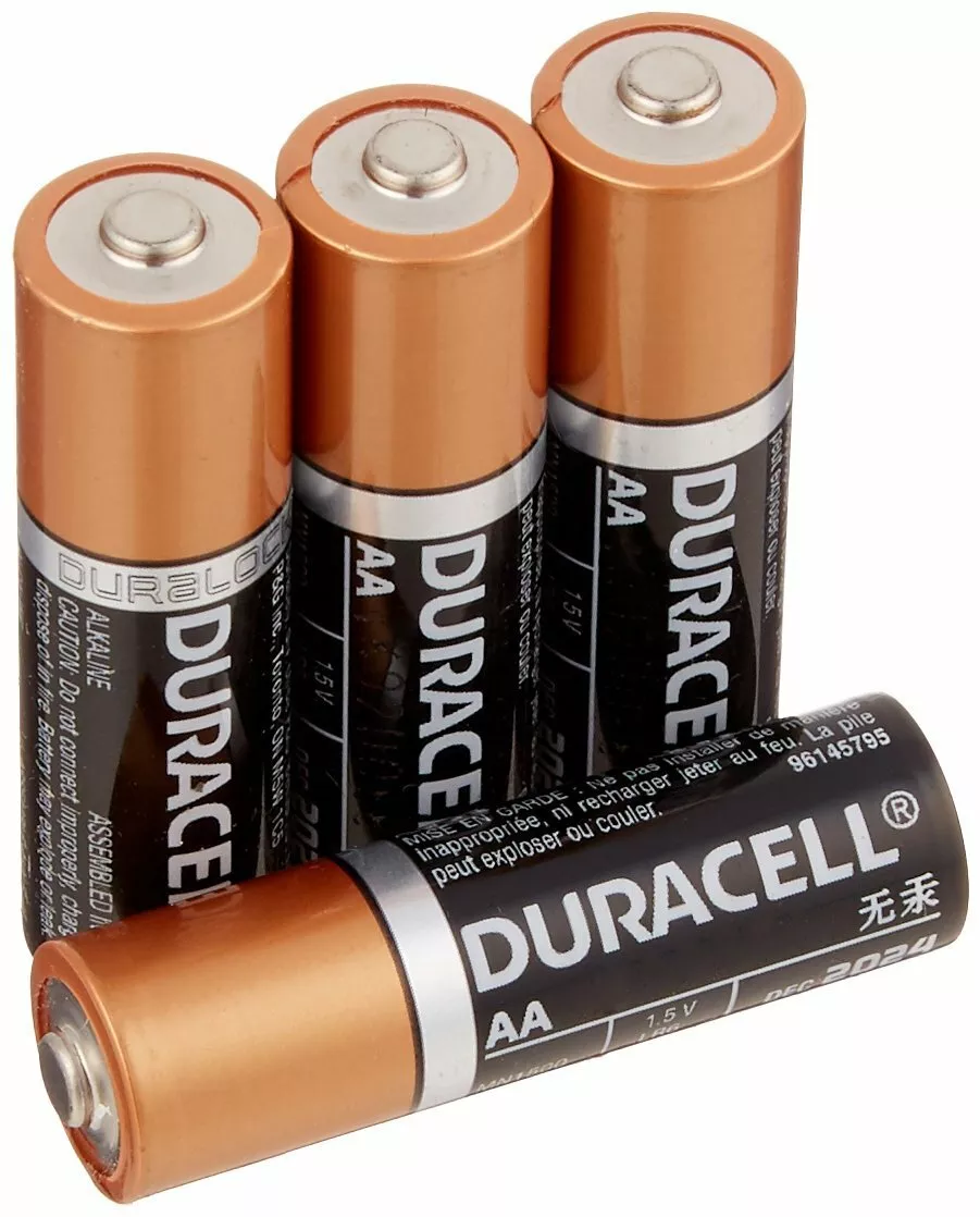 Duracell 4 Pack AA Batteries Alkaline Battery From Bulk March 2034