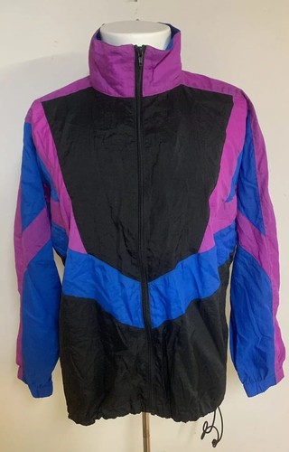 Vintage 80s 90s Asics Nylon Windbreaker 