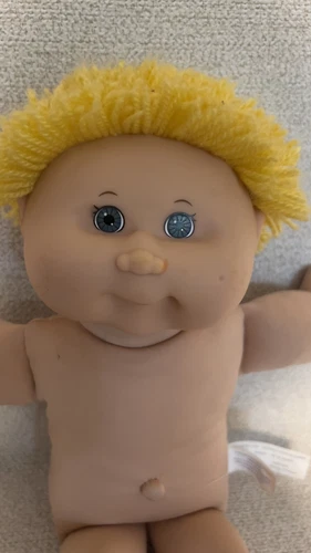 Vintage Cabbage Patch Kids Doll 1978 1982  Rare Blonde Hair Xavier Roberts