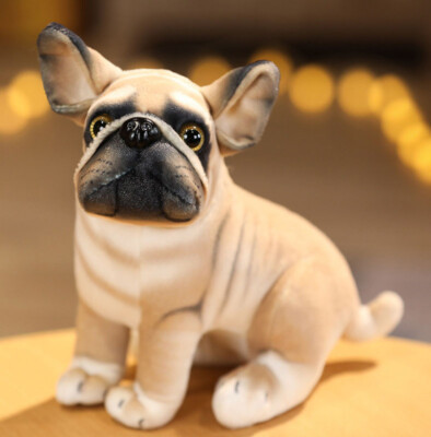 Sitting Dog Puppy bulldog Stuffed Animal Plush Toys Toddler Doll