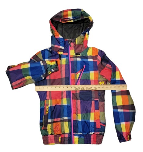 Volcom  Women's Snowboard Snow Ski Jacket COLOR BLOCK "Let it storm" Size XXS - Picture 6 of 10