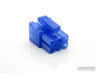 PC 6-pin PCI-E Connector Housing Female - BLUE 1 pc