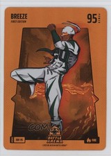 2025 Bo Jackson Battle Arena TCG Alpha Update Orange Battlefoil Breeze #OBF-95