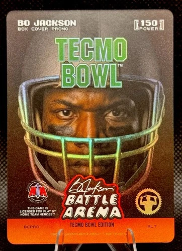 2026 Bo Jackson Battle Arena Tecmo Bowl National NSCC Box Cover Promo Alt Art