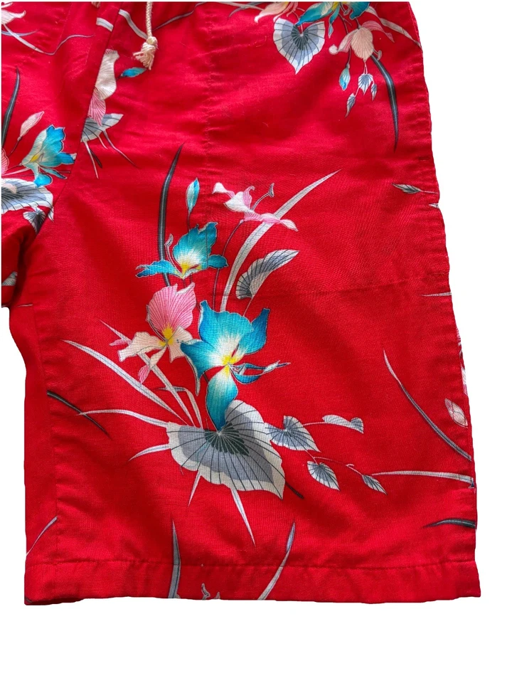 Bañador Paradise Found Hawaii Floral Hawaiano Pantalones Cortos de Playa De Colección  Foto 4 de 4