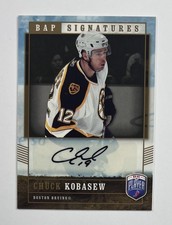 2006-07 Upper Deck Be A Player Chuck Kobasew BAP Signatures Auto CKP