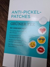 Anti-Pickel-Patches mit Grünem Tee Unreine Haut