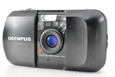 Olympus μ mju 35mm Point & Shoot Film Camera Near Mint From Japan sam8021