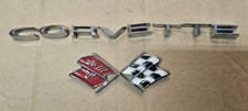 Chevy Corvette Lettering With Flag Emblem Gm Part 3954546