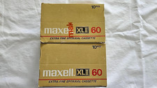 17 - Maxell XL II 60, Extra Fine Epitaxial Cassette Tapes - High CrO2 