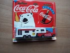vintage 1996 Majorette Coca-Cola pickup & 5th wheel New Old Stock