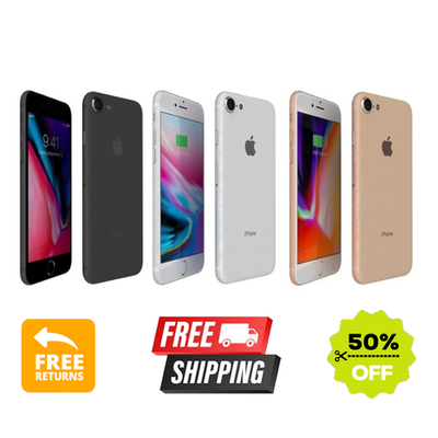 Apple iPhone 8 128GB 64GB GSM Unlocked Verizon T-Mobile At&t iOS