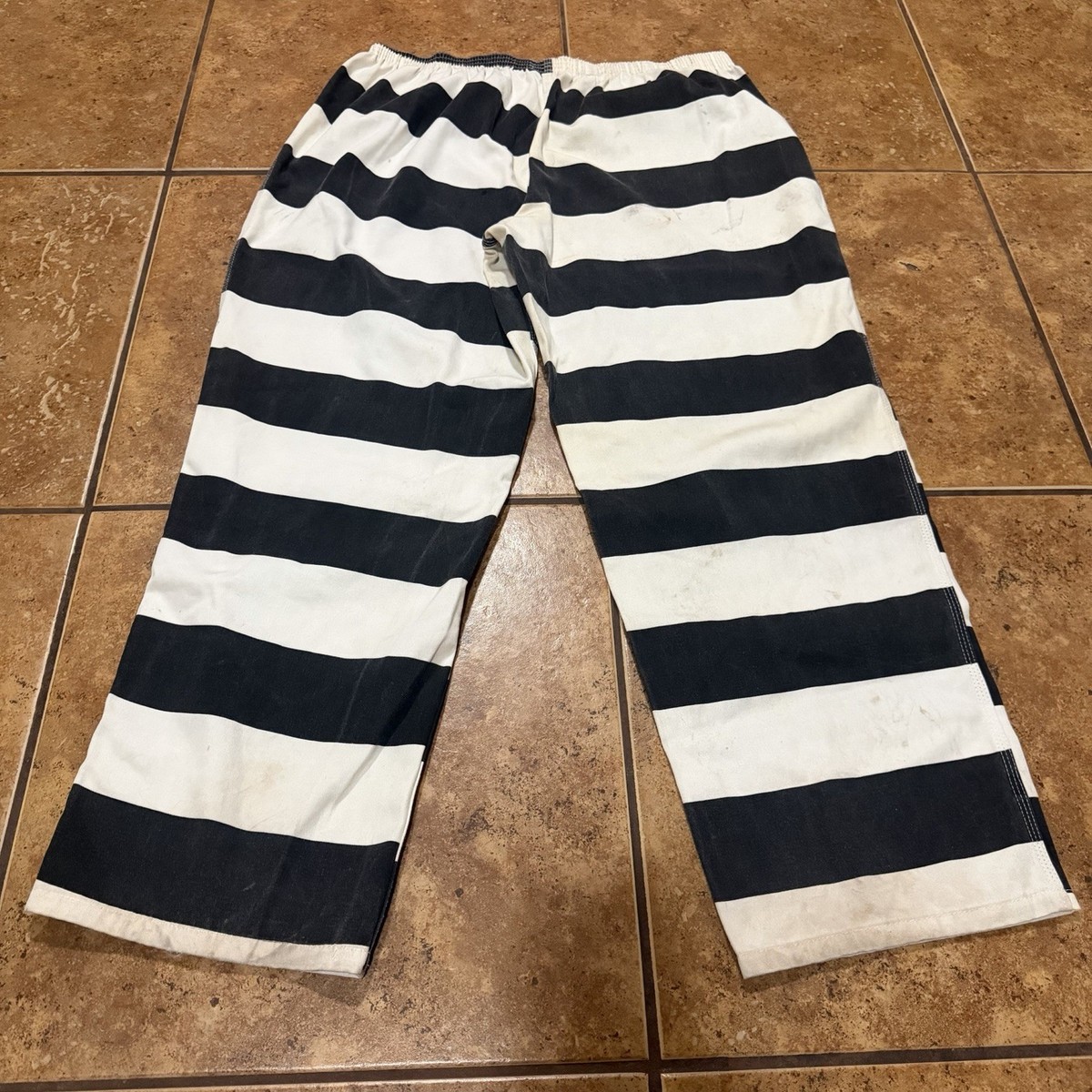 Vintage STATE PRISON Authentic Prisoner STRIPED PANTS Inmate DOC