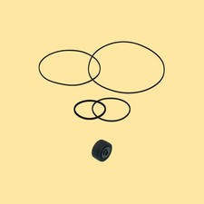 Riemen Andruckrolle = Kit 1 für Graetz Music Center 306 Tape Deck Compact System