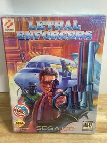 Lethal Enforcers Sega CD Big Box SEALED