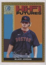 2022 Bowman Hi-Fi Futures Mega Box Gold Mojo Refractor 10/50 Blaze Jordan uk2
