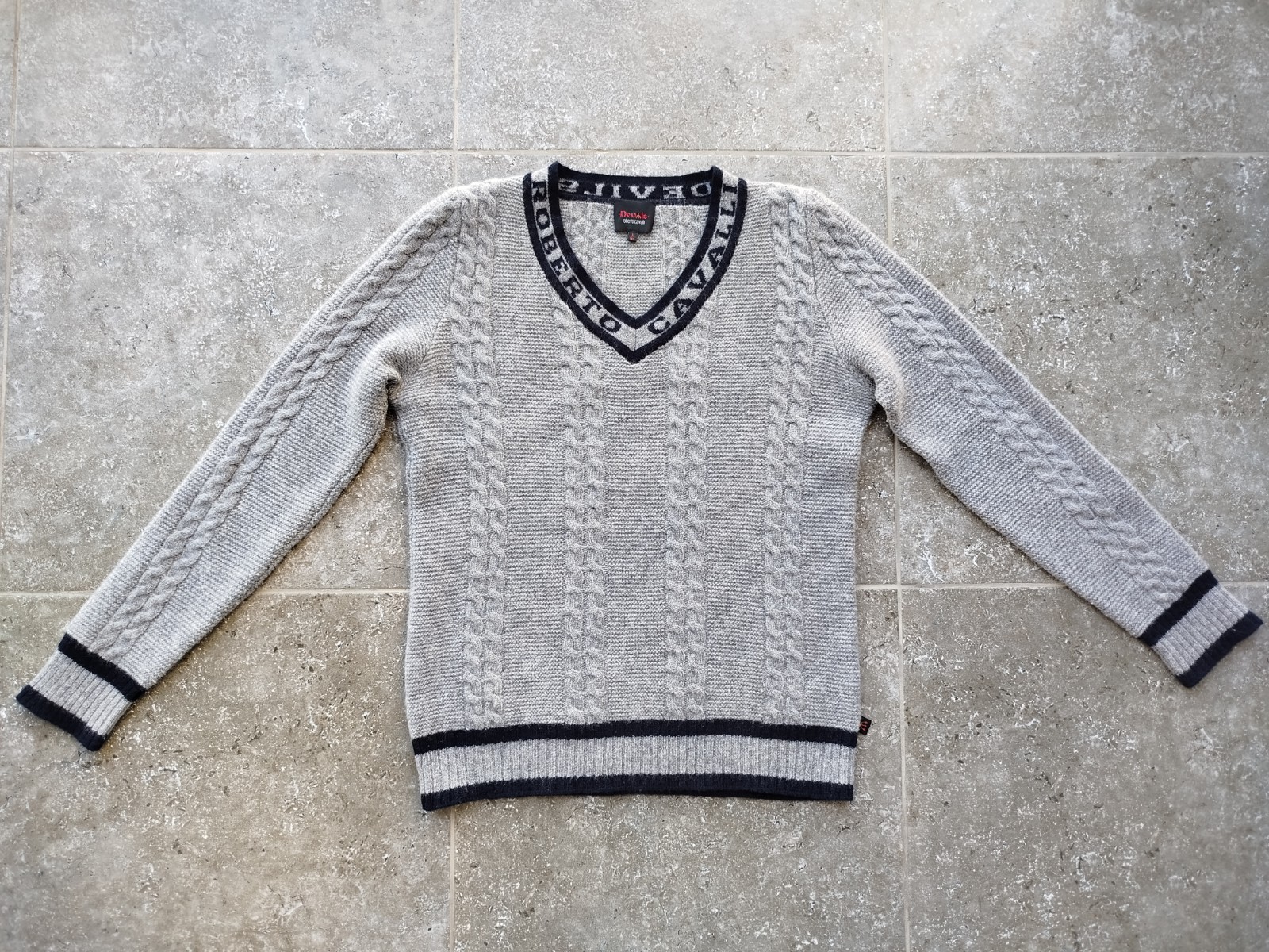 Roberto Cavalli Devils Pullover Jumper Teens Gray… - image 4