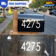Super Reflective Mailbox Numbers Decal Address Sign House Number Vinyl Sticker