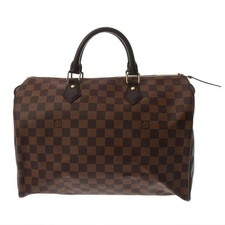 Louis Vuitton Dar Speedy 35 Ebene N41523 Canvas Handbag Bag r0 0627