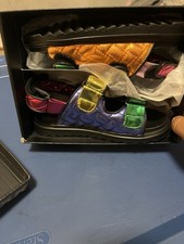 Kurt Geiger Mini Deliah Leather Sandals for Big Kids Multicolor, Size 1