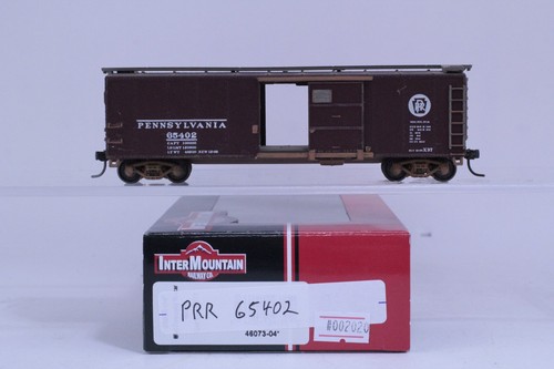 Coche de carga InterMountain escala HO Pennsylvania PRR #65402 personalizado detallado/resistente a la intemperie | Condition: Used