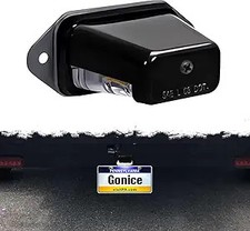 Super-Bright LED License Plate Light - 6-SMD Universal Fit for Tr Color: Black