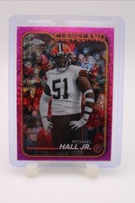 2024 Topps Chrome - Rookies Michael Hall Jr. #268 Magenta Speckle Refractor /399