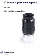 GSO 2" 50MM Eyepiece 60 FOV Multi-layer Lens for Astronomical Telescope -new