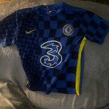 KIDS BOYS Youth 12 CHELSEA HOME FOOTBALL Jersey 2021 2022 SOCCER JERSEY NIKE